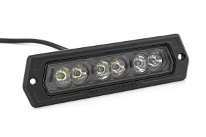 LED Lights - Flush Mount - Rough Country - Black Series - Black